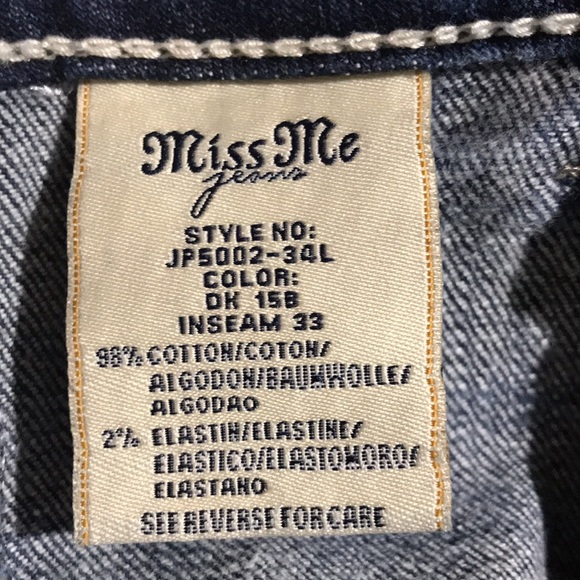 MISS ME Jeans Boot Cut Size 28 - Picture 13 of 14